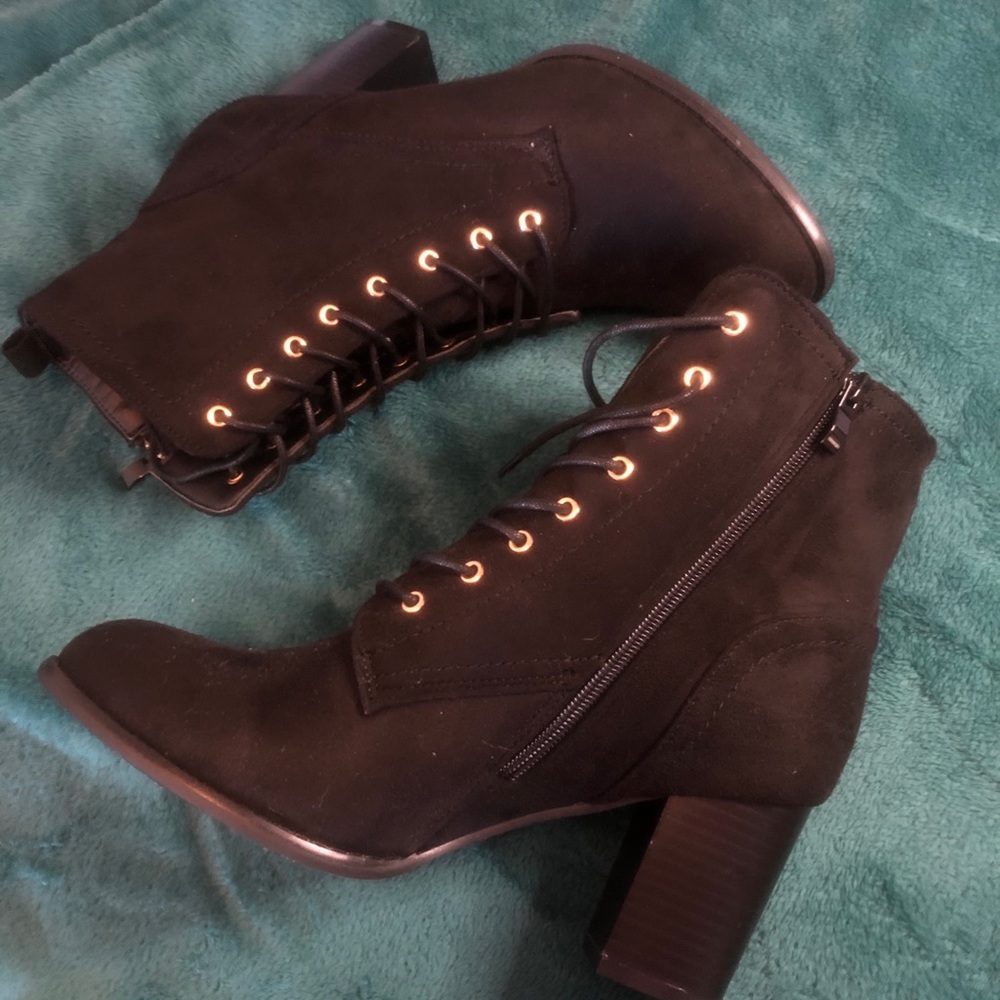 Block Heel Ankle Boots